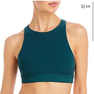 ALO Yoga Alosoft Iconic '90s Bra in Deep Teal